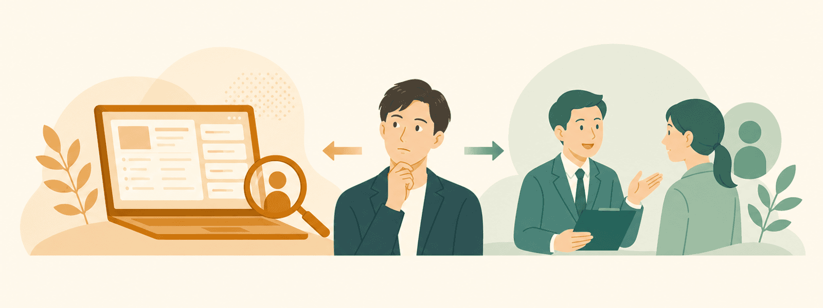 転職サイトと転職エージェント、両方使って分かった使い分け方【doda・ワークポート実体験】|エージェント比較記事のアイキャッチ画像